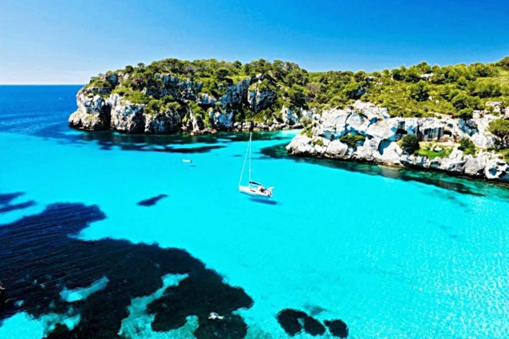 Apartament Miravent Terraza Y Jardin Frente Al Mar Menorca Fornells  Zewnętrze zdjęcie